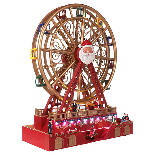 Christmas Ferris wheel set with LED lights 40x20x50 cm