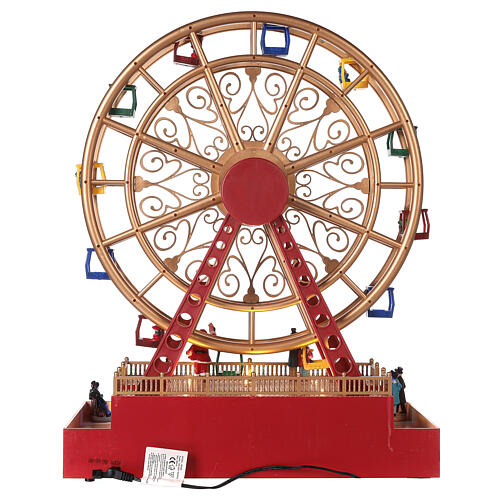 Christmas Ferris wheel set with LED lights 40x20x50 cm